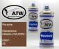 Preview: Porsche, Macadamia Metallic (WA322N), M8W / 9S: 400ml Sprühdose + 400ml Klarlack - Set, von ATW Autoteile West.